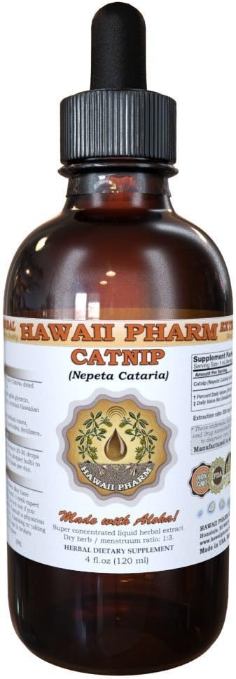 Catnip Liquid Extract, Catnip (Nepeta Cataria) Tincture Supplement 2 oz