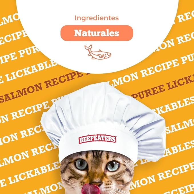 Beefeaters Lickables Salmon Puree Cat Treats 1.59 oz