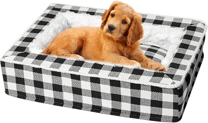Cat Bed - Warm Pet Sleeping Nest Cuddler | Pet Sofa Bed for Small Dogs - for Living Room Crate Interior Bedroom Home