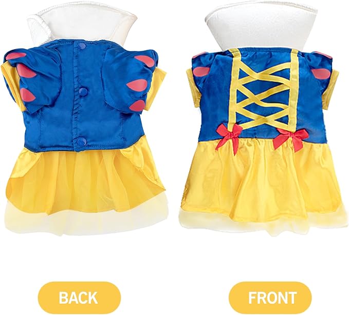 Dog Costume Dog Halloween Costume, Princess Dogs Dress Halloween Cat Costumes Pet Apparel, Cute Cosplay Costumes Coat for Halloween Party Christmas Special Events
