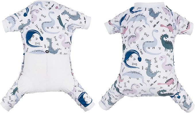 CuteBone Soft Puppy Pajamas Cute Dog Pjs Jumpsuit Pet Clothes Apparel P160L