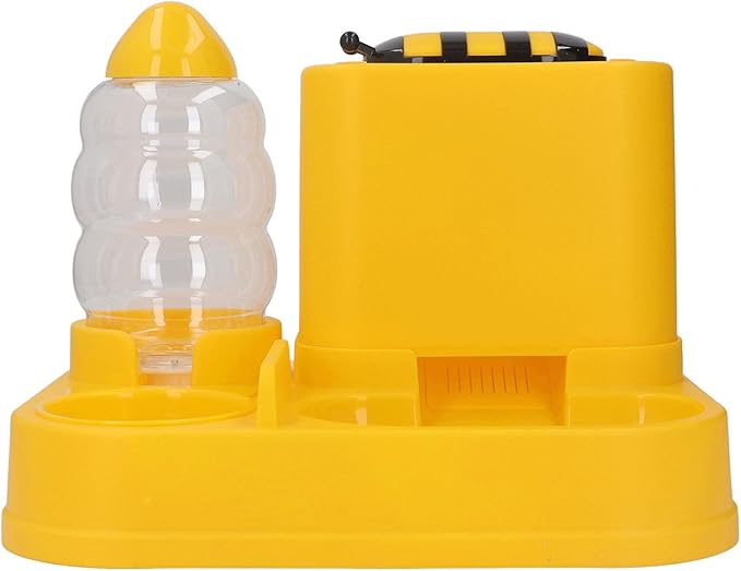Automatic Cat Feeder, Gravity Feed Technology Large Capacity 7 Days for Small Pets 3 Days for Large Gravity Cat Feeder Automatic Dog with Dry Wet Separation Detachable