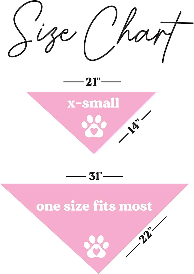 Coming Soon Dog Bandana | 100% Cotton Adjustable Triangle | Made in USA | Pregnancy Announcement | Photoshoot Prop | New Baby | Gender Reveal |Baby Pink, X-Small (769)