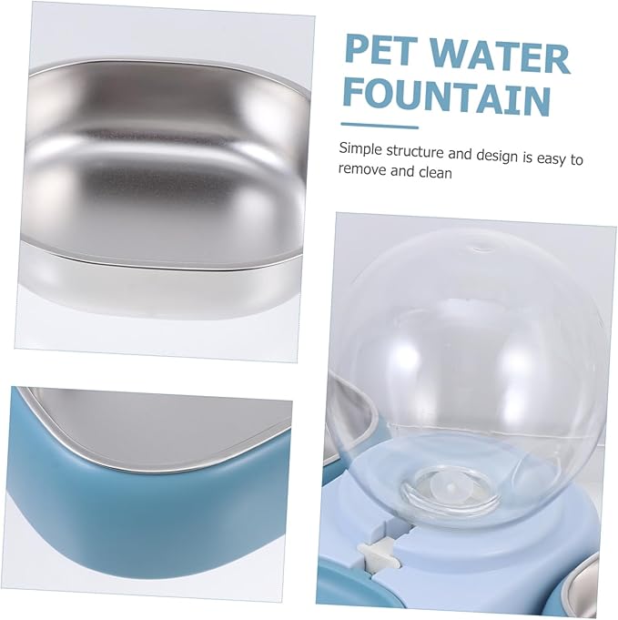 Abaodam Automatic PET Water Dispenser Large Capacity Cat and Dog Water Feeder Gravity-Powered Watering Device for Home Use
