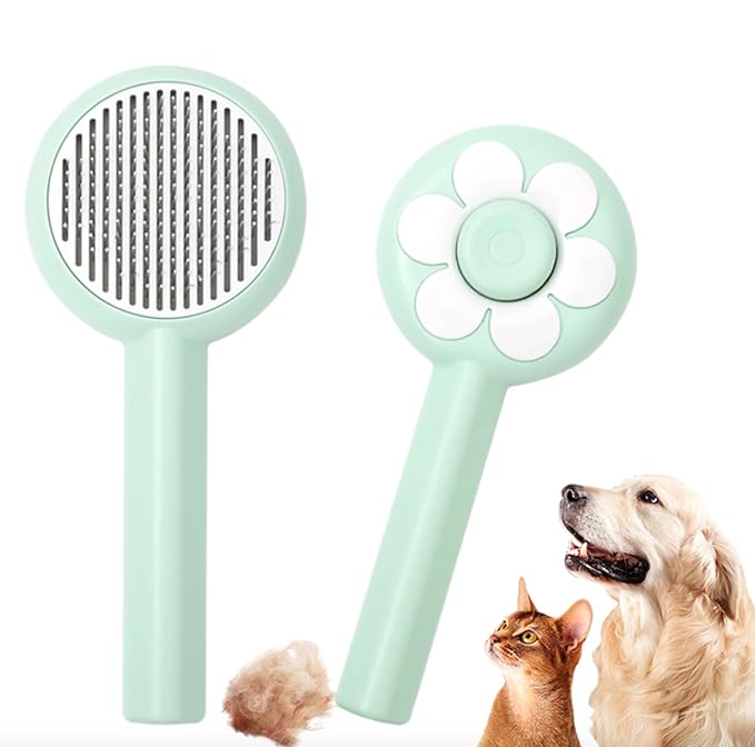 Cat Brushes for Indoor Cats, Cat Brush for Shedding, Cat Brush for Long or Short Haired Cats, Cat Grooming Brush Cat Comb for Kitten, Removes Loose Fur