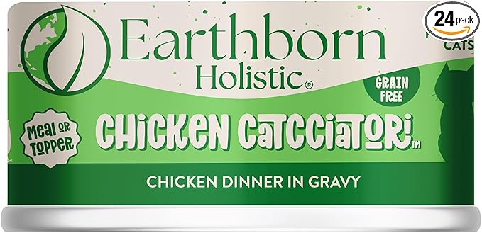 Earthborn Holistic Chicken Catcciatori Grain-Free Moist Cat Food 5.5 oz. Can