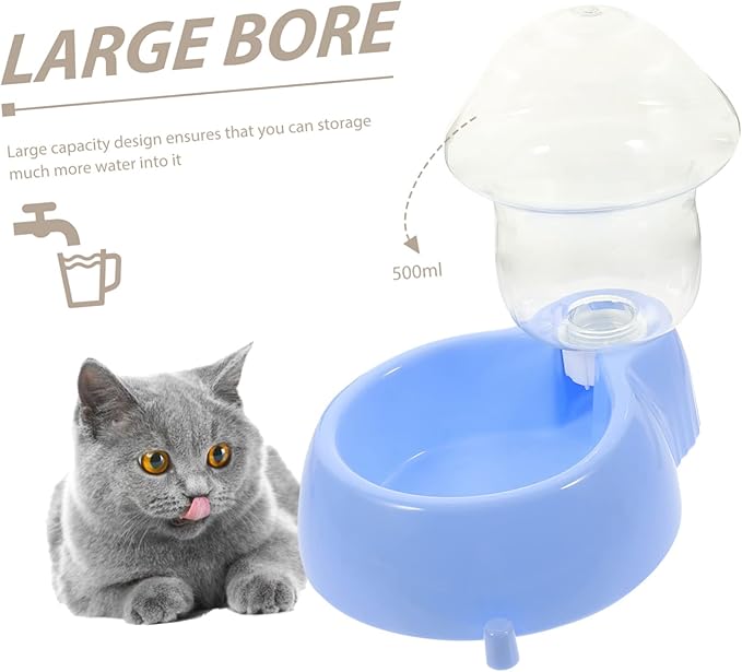 VANZACK 1set Automatic Dog Water Feeder Plastic Pet Water Bowl Dispenser Dog Supply Pet Feeding Tool