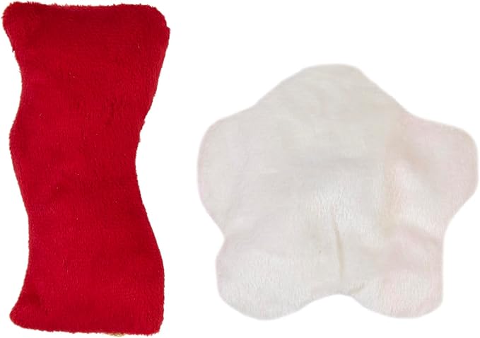 Mad Cat Brunch Buddies Bacon N' Eggs Catnip & Silvervine Cat Toy, Pack of 2