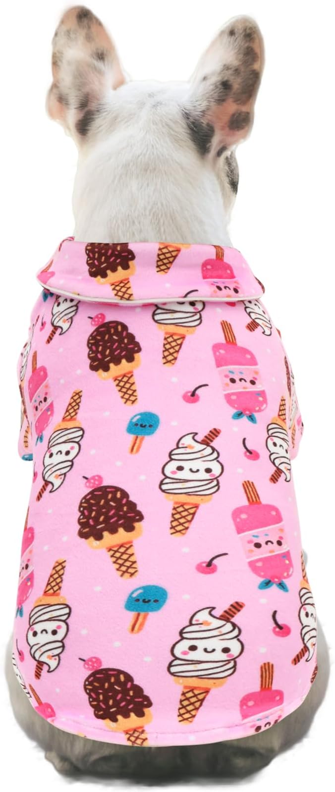 CuteBone Two-Leg Velvet Pet Pajamas Girl Dog Clothes - Soft, Cozy, and Stretchy Boy Pjs for Small, Medium Dogs and Cats Winter Sleepwear Apparel LTP20XL