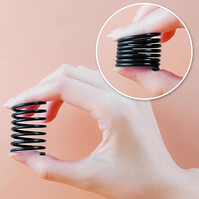 Andiker Cat Springs for Indoor Cats, 12Pc Cat Creative Toy to Kill Time&Keep Fit Interactive Cat Toy Black&White Springs Cat Toy for Biting(Black+White)