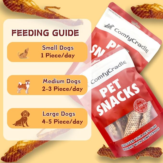 Air-Dried Duck Jerky Dog Treats, Novel Protein & Grain-Free Tender Snacks, All Natural Single Ingredient Training Reward for Sensitive Dogs, 5.29 Ounce (3 Pack x 5.29 Ounce,Chicken)