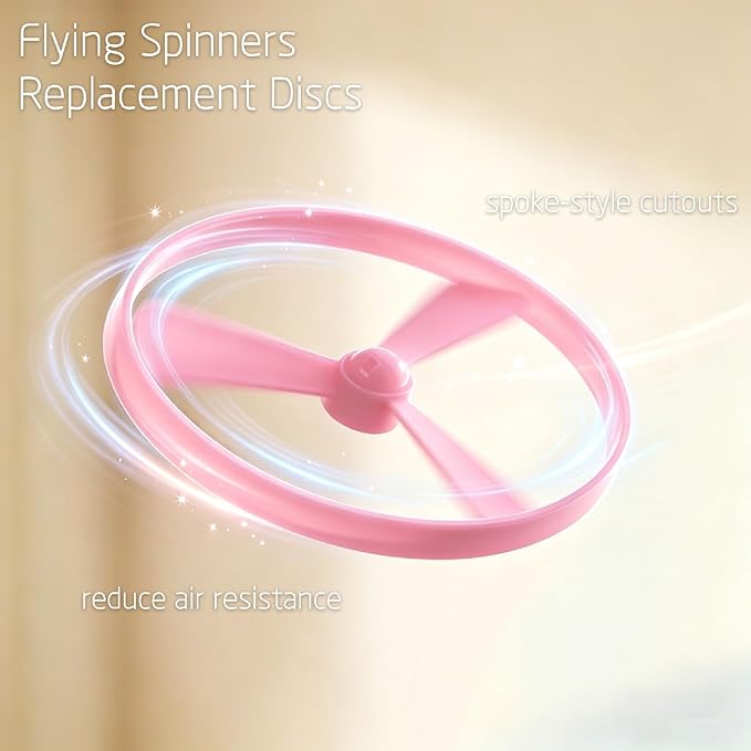 10Pcs Cat Toy Flying Discs, Interactive Cat Fetch Toy for Indoor Cats, Chasing Hunting Training Toys for Kittens & Adult Cats（10Pcs）
