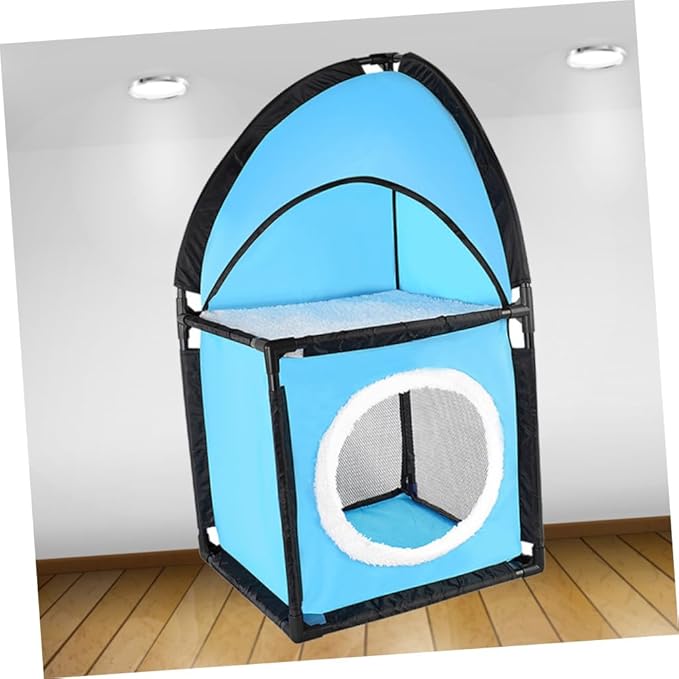 SUPVOX Double Cat Tree Furniture with Tunnel Design Cat Scratcher and Play House Removable Cushion Pet Bed Protects Furniture from Scratches