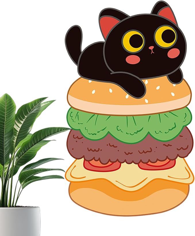 Wall Mounted Cat Scratcher, Self Adhesive Scratching Furniture Protector, Funny Cat Scratch Wall Pad for Climbing, Indoor Pet, Couch, Bed, Door, Floor