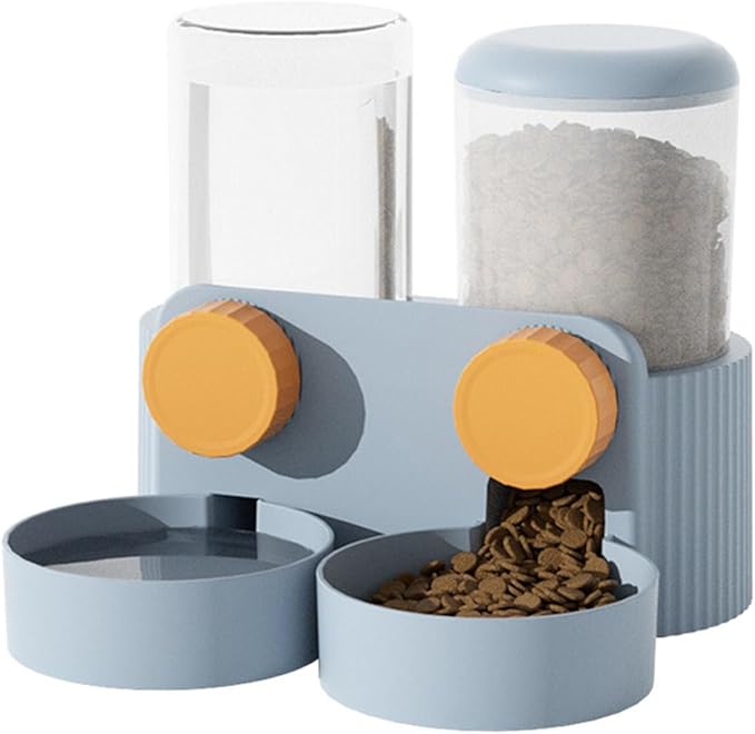 Cat Water Feeder Cat Feeding Watering Feeder Cat Water Dispenser Cat Automatic Feeder and Water Cage Mount