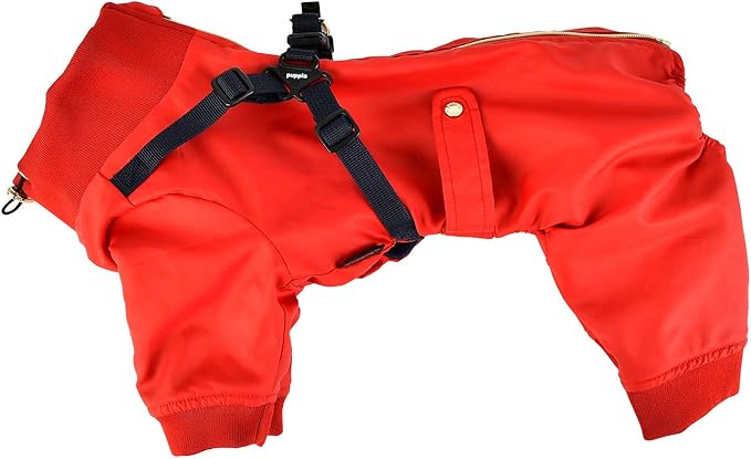 Puppia Garnet Jumpsuit - Red - XX-Large