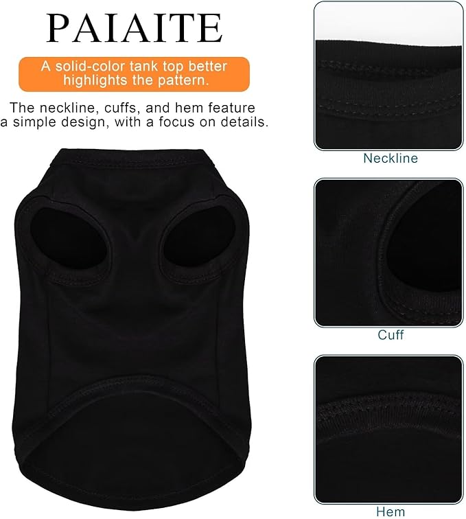 Discover Cozy Cotton Canine Wear: Breathable Soft, and Lightweight Dog Shirt Vest with Eye-Catching Graphics(GOD GOT ME), Keeping Your Furry Friend Warm and Comfy! Black L