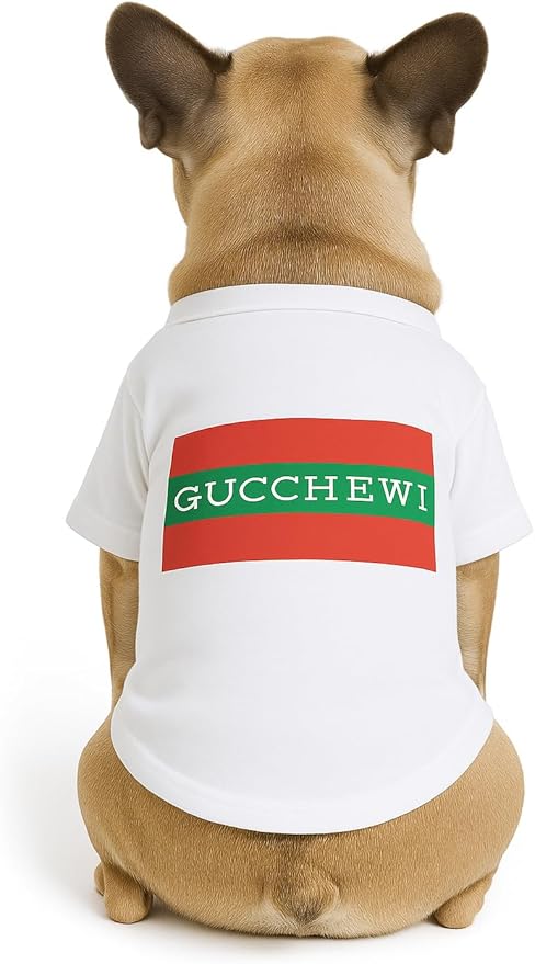Luxury Designer Dog T Shirt – Cute Puppy Clothes for Small Dogs, Fashion Pet Tee Outfit for French Bulldogs & Chihuahuas, Everything Chic Dog Apparel