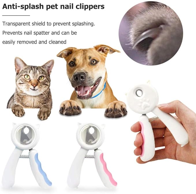 Pet Nail Clipper Blue Pet Nail Clippers Cutter Claw Grooming Tool Cat Dog Trimmer Scissors For Animal Dogs Pet Supplies 1Pcs