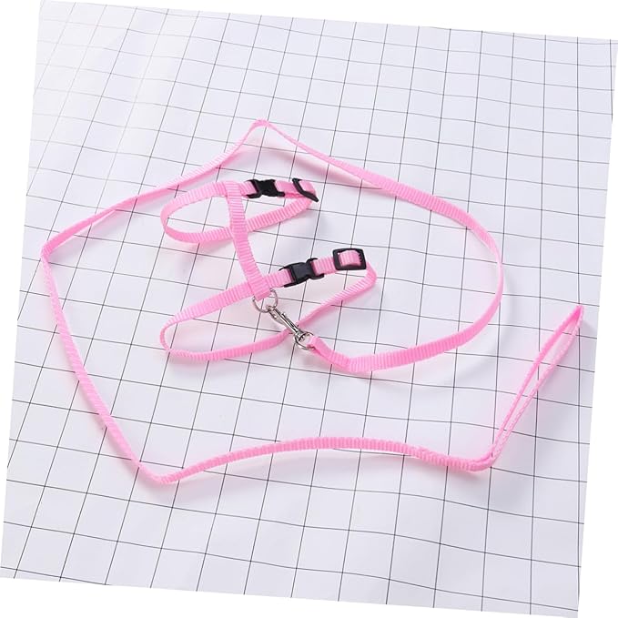 MERRYHAPY Cat Harness Extra Nylon Strap Traction Rope Collar Leash Pet Supplies Pet Accessories Perfect for Travel