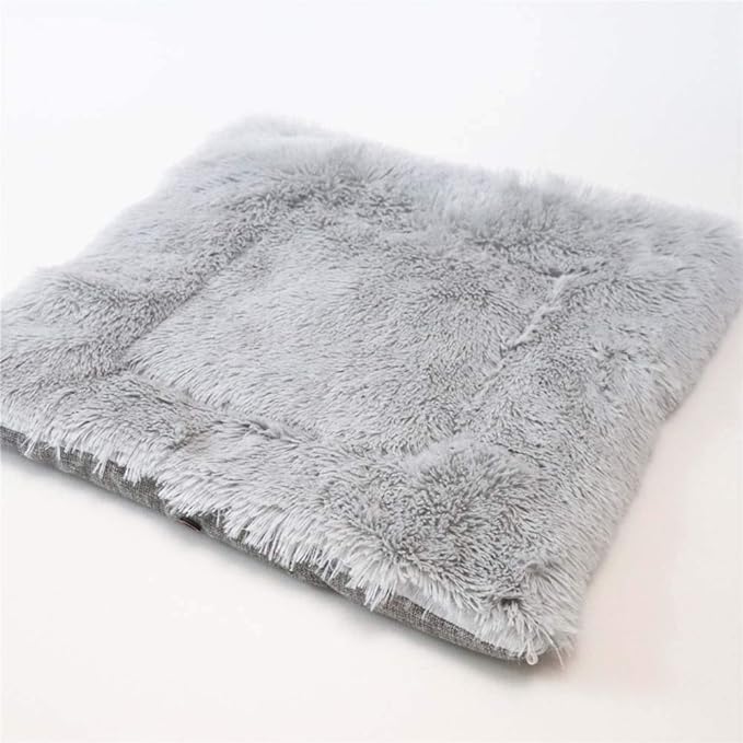 Gray Cat Litter Pet Mat Kennel Cat Pad Dual South Korea Velvet Long-haired Cat Litter Mattress Pet Pad Nest Fall and Winter 61cm X 51 cm