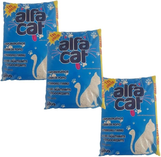 Alfa cat 18 kg Best Cat Litter; Binder and Deodorizer