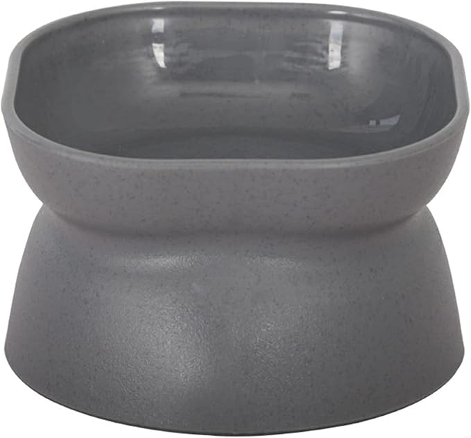 VALINK Raised Cat Food Bowls, Cat Bowl Protect Pet's Spine Tilted Elevated Easy to Clean Stress Free Pet Feeder for Flat Faced Cats, Small Dogs, Protect Pet's Spine
