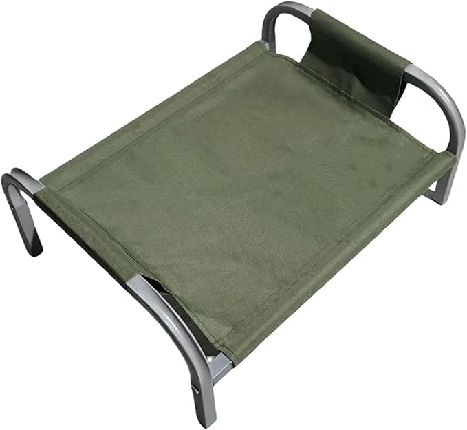 Elevated Cat Bed Pet Supplies Removable High Strength Easy to Clean for Indoor Comfortable Raised Pet Bed Cat Furniture, Green