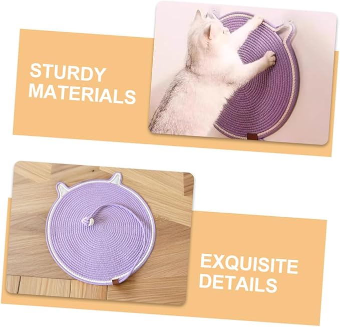 INOOMP Cat Scratcher Mat Multi-Functional Non- Floor Scratching Pad for Indoor Use Wear-Resistant Cat Bed and Scratching for Maintenance and Furniture