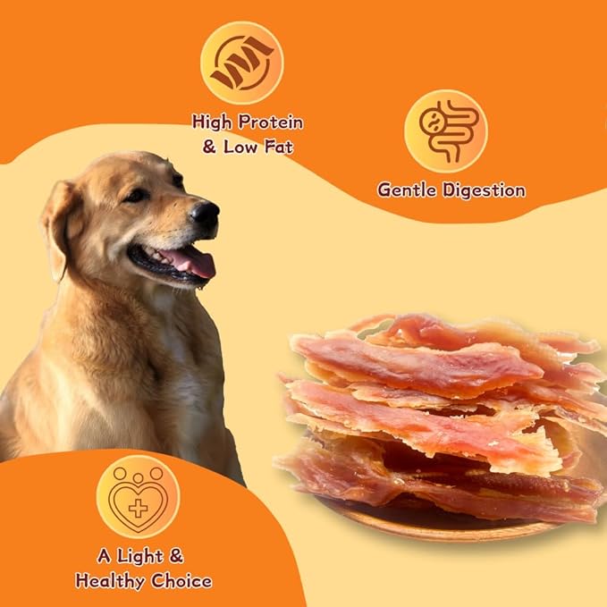 Duck Jerky Dog Treats, High-Protein & Low-Fat Chewy Snacks, Novel Protein for Sensitive Dogs & Shiny Coats, Grain-Free (2 Pack x 14.11 Ounce(Pack of 2),Duck)