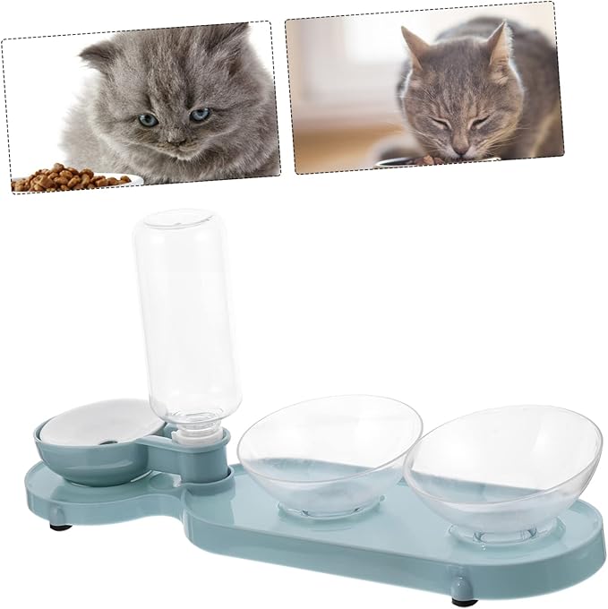 Elevated Cat Bowl Feeder Automatic Pet Water Dispenser Large Capacity Pet Supplies