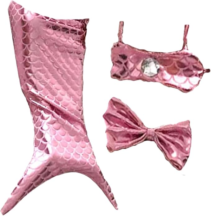 Generic cat Mermaid Costume, Mermaid Tail for Cats, Mermaid Tail Clothes Sequin Mermaid Dress, Comfortable & Soft Dog Outfit, Funny Pet Costumes for Cat and Dog, Pink