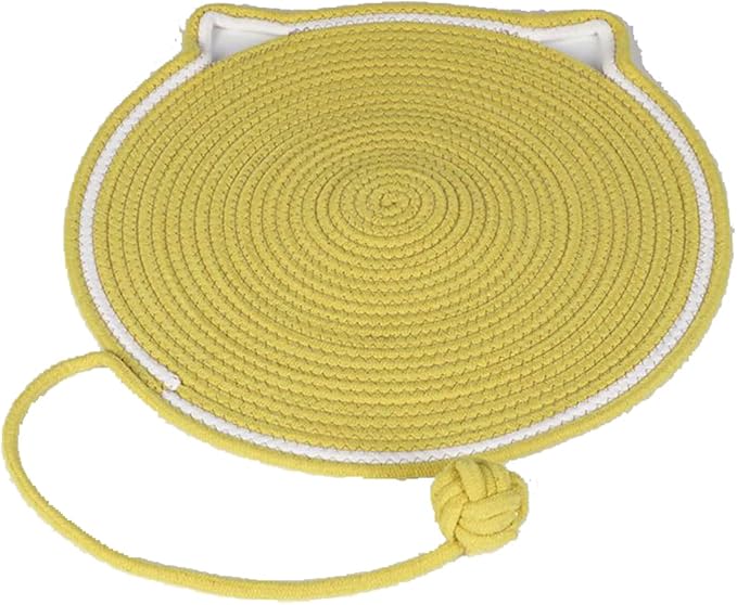Peiiwdc Cats Interaction Scratcher Board Toy Furniture Protective Pet Rest Bed for, Climbing, Lounging Large Cats Mat