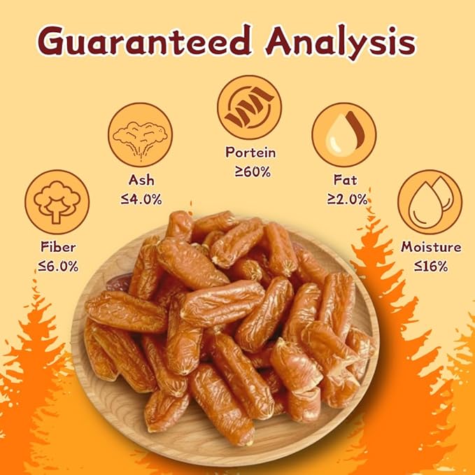 All-Natural Dog Treats, Hearty Beef Sausage Links for a Healthy Snack, A Grain-Free and High-Protein Choice for Your Best Friend,3 Pack x 14.11 Ounce(Pack of 3)