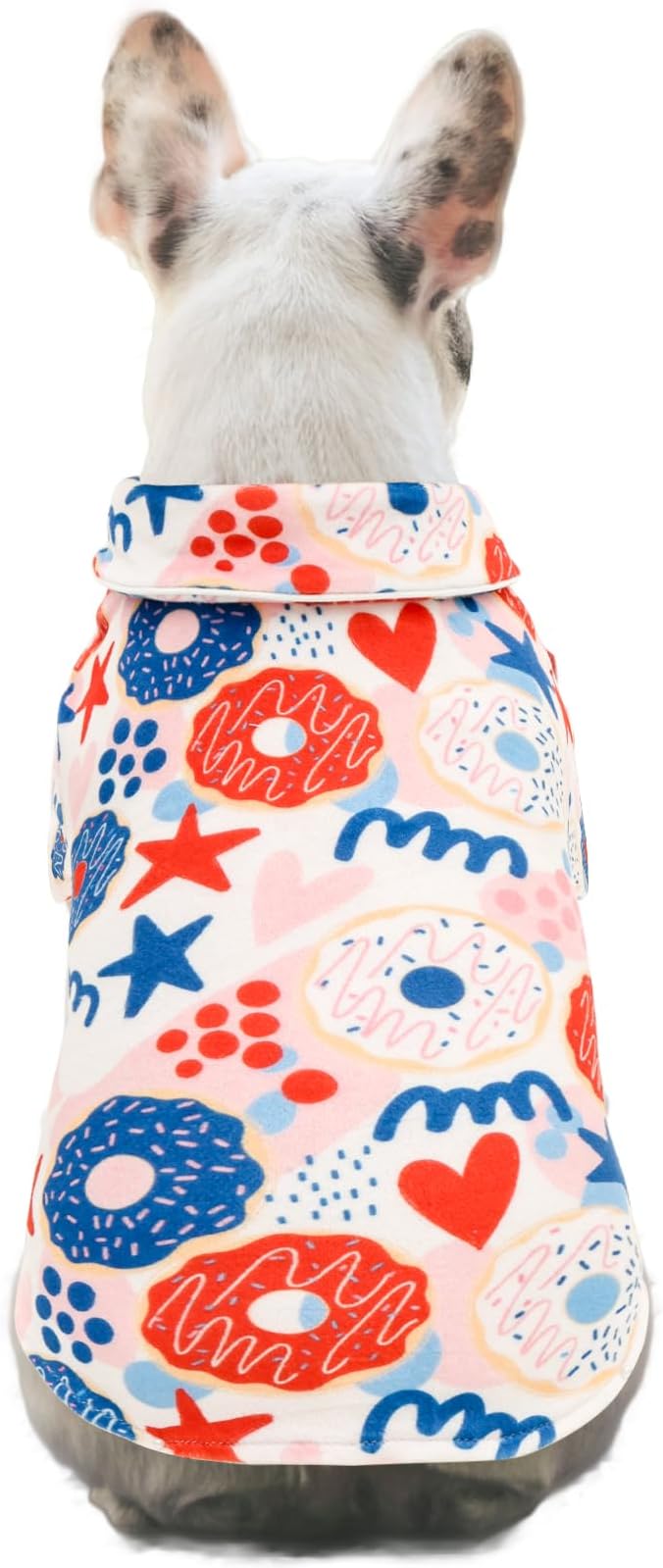 CuteBone Two-Leg Velvet Pet Pajamas Girl Dog Clothes - Soft, Cozy, and Stretchy Boy Pjs for Small, Medium Dogs and Cats Winter Sleepwear Apparel LTP19S