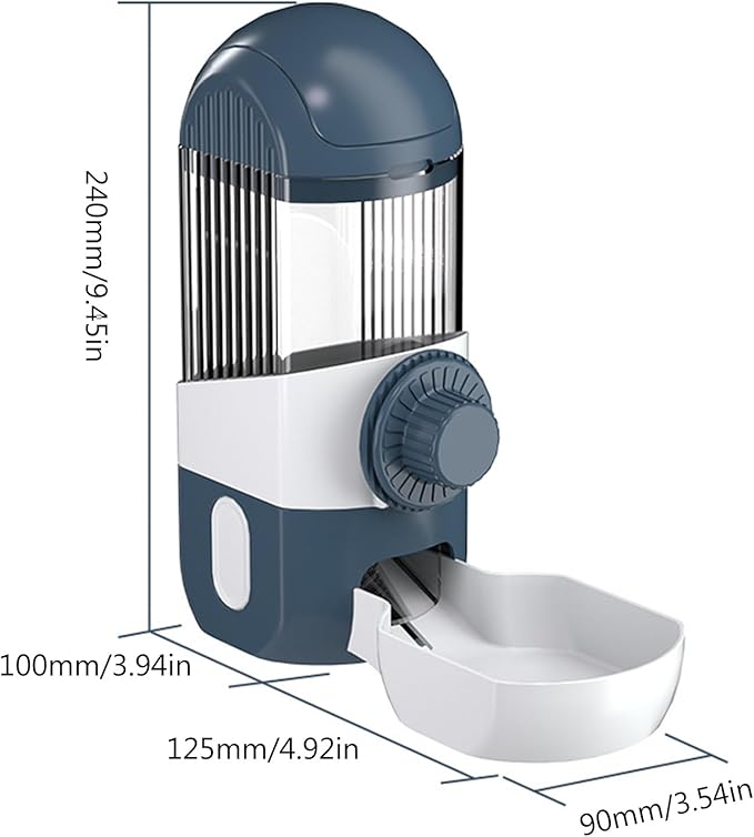 Cat Water Dispenser Cat Automatic Feeder and Water Cat Feeding Watering Cage Mount Cat Feeder Cat Water Feeder