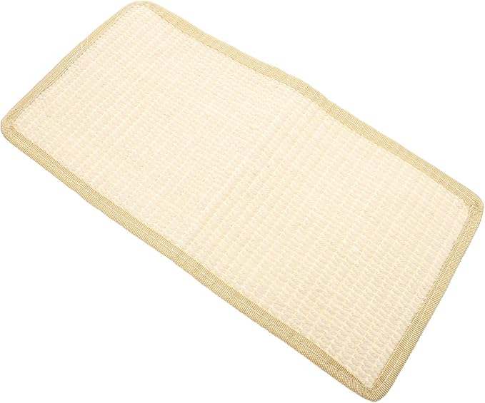 Toddmomy Cat Scratch Pad Sisal Pet Scratch Rug for Furniture Protection Washable Cat Sisal Bed