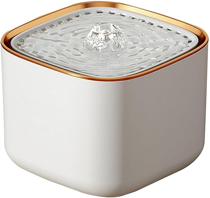 3L/101oz Pet Water Fountain,Automatic Cat Drinking Dispenser Watering Supplies with Filter,Ultra Silent Dog Water Bowl for Pet Drinking Inside,E