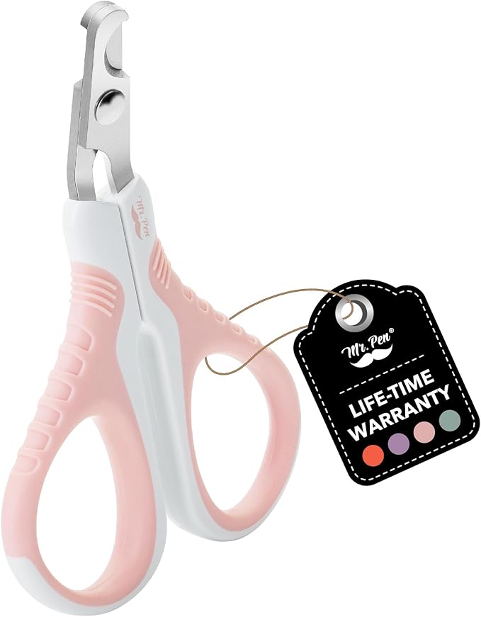Mr. Pen- Cat Nail Clipper, Stainless Steel, Professional Sharp Cat Claw Trimmer for Small and Medium Cats, Pet Nail Clipper with Sturdy Non Slip Handle
