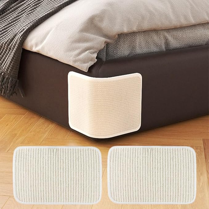 2 PCS Natural Sisal Cat Scratching Pads Cat Scratch Furniture Protectors Cat Scratcher Mats Sofa Bed Corner Protector Anti-Slip Cat Scratch Pads for Grinding Claw, Post Tree Ramp Cardboard Replacement
