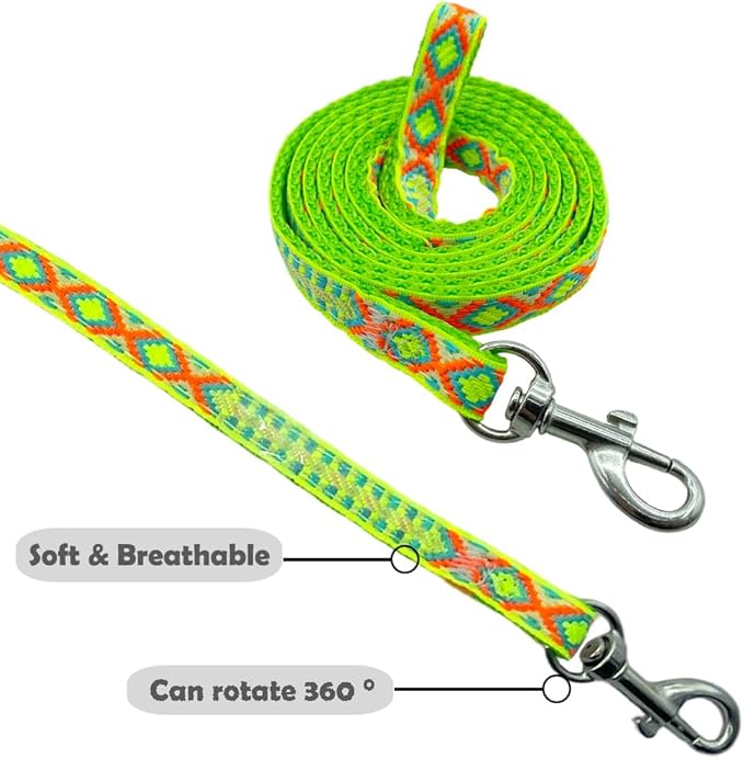 Freezx Cat Harness and Leash Set - Adjustable Escape Proof Cat Harness for Safe Walking - Lightweight Soft Travel Kitten Harness for Small Medium Cats