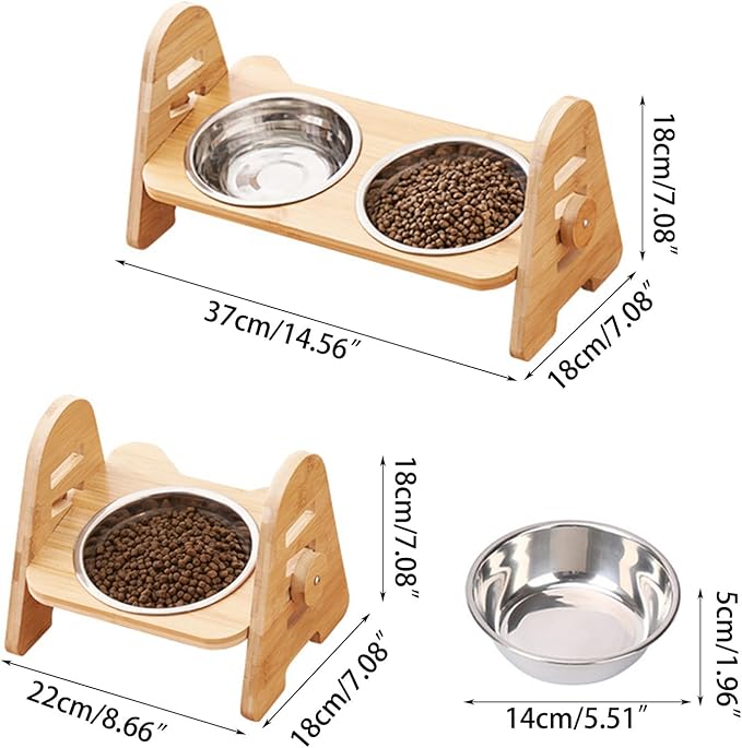 Pet Feeding Bowls Anti-Vomiting Bowl Small Cats Bowl Kitten Food Feeder Bowl Water Dispenser Bowl Watering Supplies