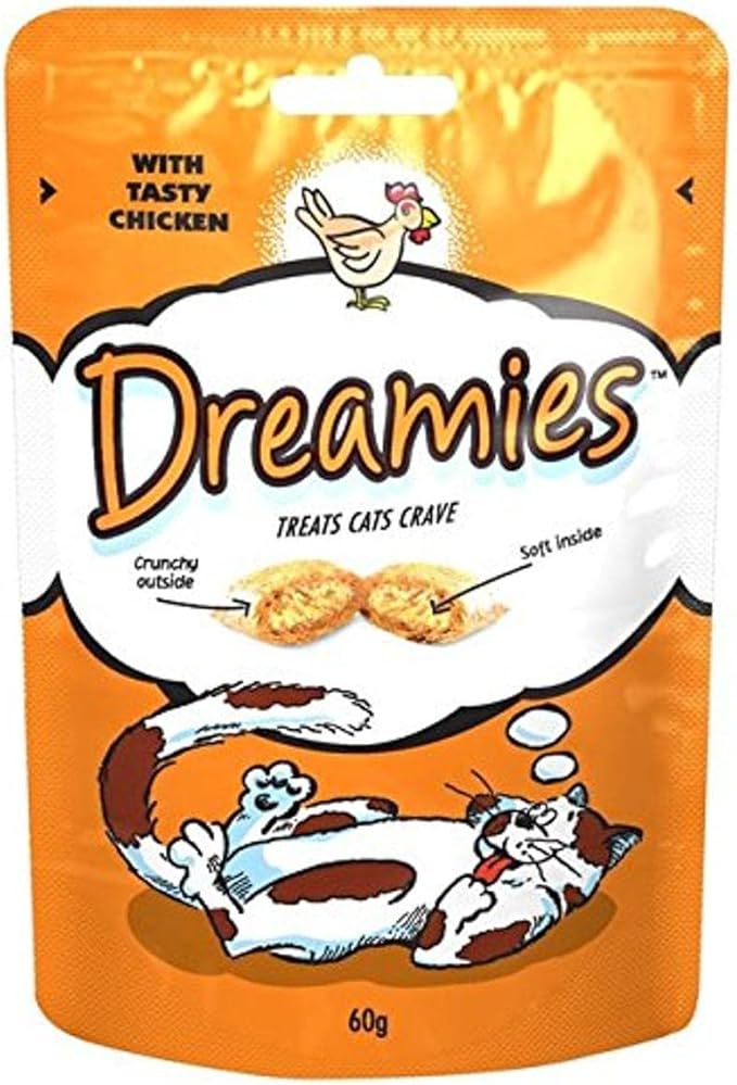 Dreamies Cat Treats with Tasty Chicken (60g)