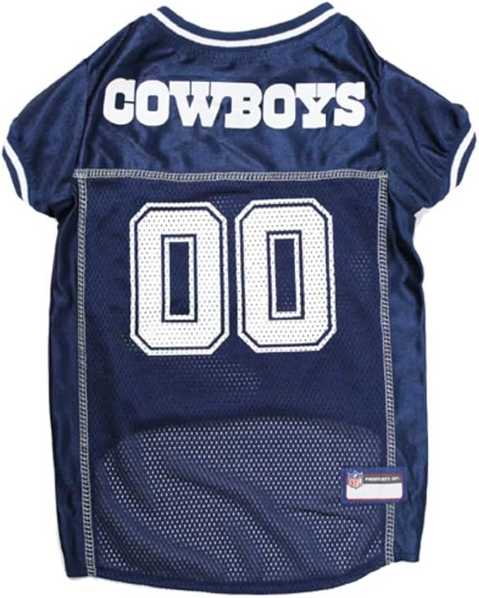 Pets First NFL Dallas Cowboys Dog Jersey, Size XX-Large, Football Shirt Costume for Pet, Dog Sports T-Shirt, NFL Team Clothing for Cats, Licensed Pet Apparel Available in 7 Sizes and 32 Teams
