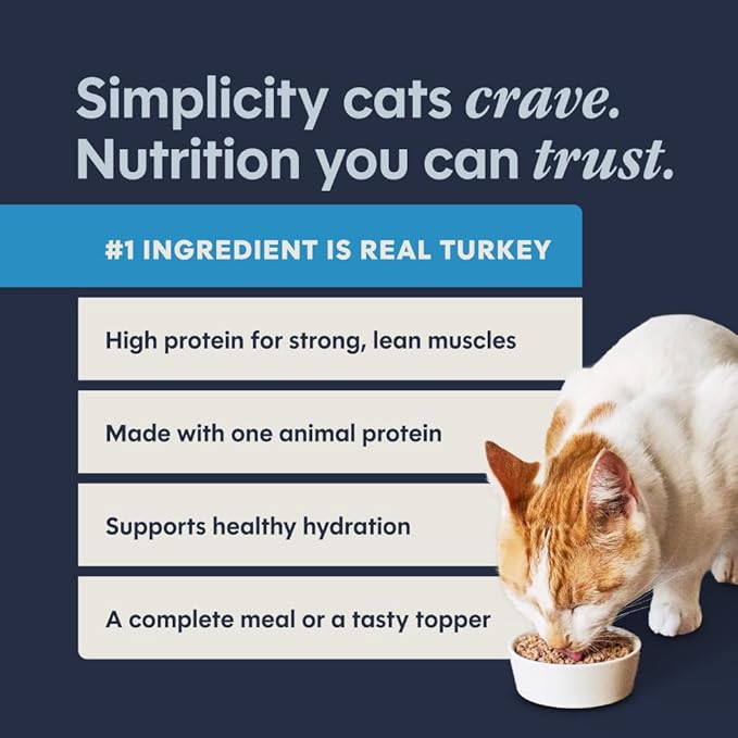 Instinct Limited Ingredient Diet, Natural Wet Cat Food, Grain Free Recipe - Real Turkey, 5.5 Ounce (Pack of 12)