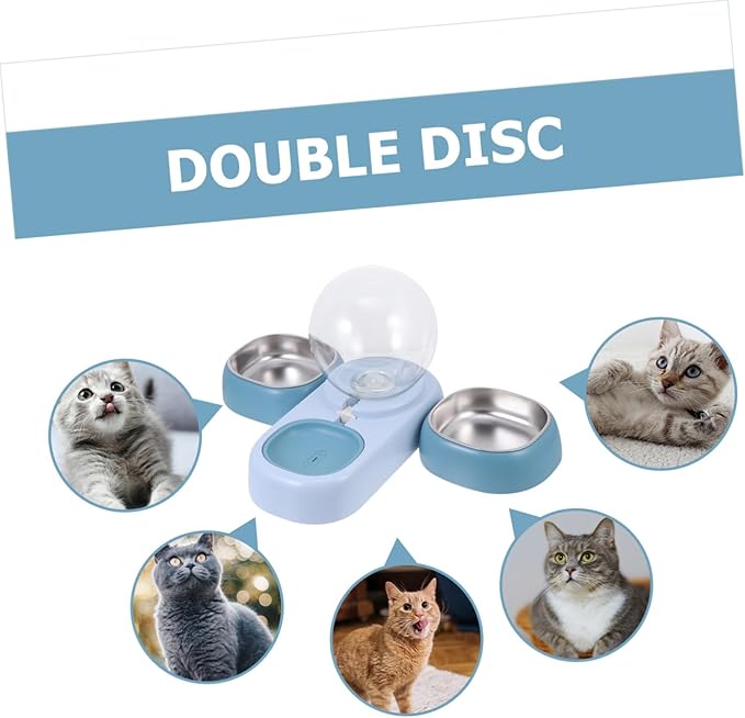 Abaodam Automatic PET Water Dispenser Large Capacity Cat and Dog Water Feeder Gravity-Powered Watering Device for Home Use