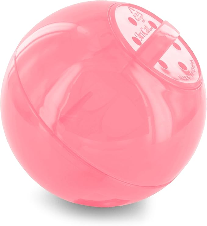 PetSafe Slimcat Feeder Ball - Interactive Game for Your Cat - Fill with Food and Treats - Pink