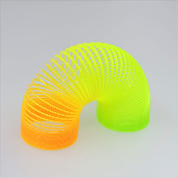 Andiker Cat Spiral Spring, 10 pcs Long Cat Creative Toy Interactive cat Toy Durable Heavy Plastic Spring Colorful Springs Cat Toy for Swatting, Biting, Hunting, and Active Healthy Play (10pc)