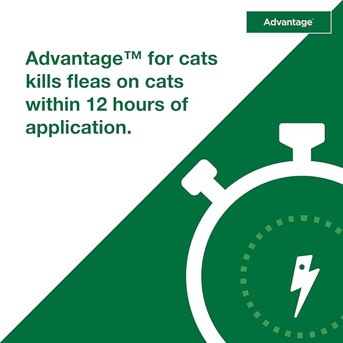 Bundle of Advantage Topical Flea Treatment and Prevention for Large Cats Over 9 lbs. + Advantage Yard & Premise Spray 32 oz.