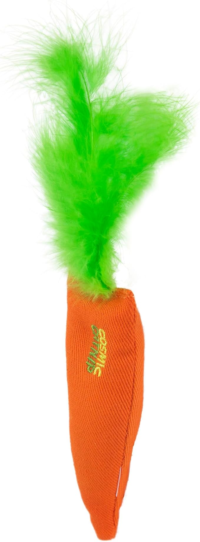 Pet Zone Catnip Carrot & Banana Catnip Feather Cat Toys, Pack of 2